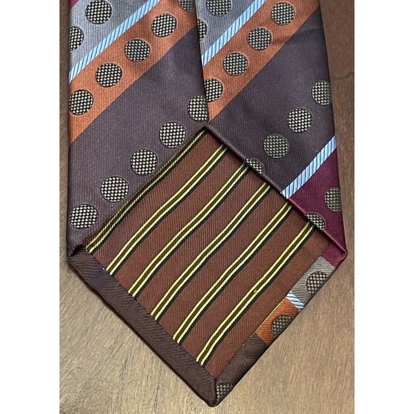 Bcbg Attitude Hand Made 100% Imported Silk Men’s Neck Tie Made In China - Picture 2 of 9